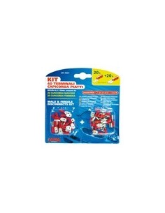KIT 40 CAPICORDA PIATTI ROSSI