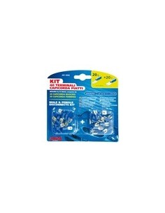 KIT 40 CAPICORDA PIATTI BLU
