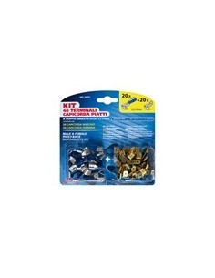 KIT 40 CAPICORDA DOPPI BLU