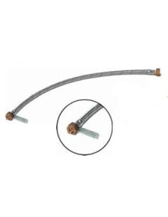 TUBO FLESSIBILE GAS RETINATO LUNGHEZZA 70 CM O 100 CM