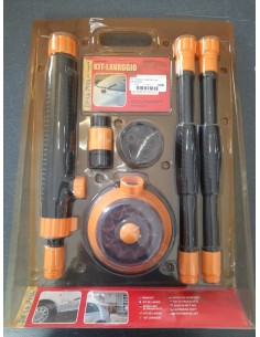 KIT LAVAGGIO COMPOSTO DA IDROSPAZZOLA ROTANTE E ACCESSORI