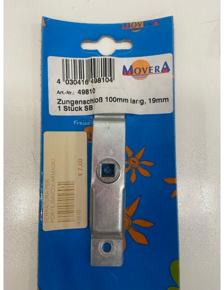 SERRATURA PER PORTE,GAVONI,ARMADIO. QUADRA LUNGHEZZA CM 10.