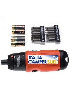 SVITAVVITA BLACK E DACKER KIT COMPLETO DI BATTERIE...