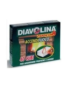 DIAVOLINA ACCENDI FUOCO  IN CUBETTI