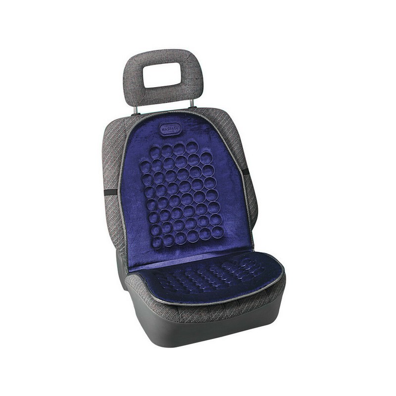 SCHIENALE SEDILE MASSAGE VELLUTO BLU