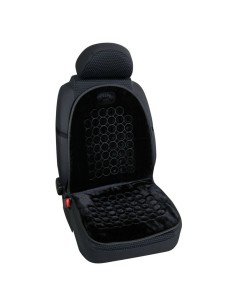 SCHIENALE SEDILE MASSAGE VELLUTO NERO