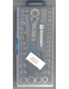 VALIGETTA BLU CON CHIAVI A CRICCHETTO 36PZ