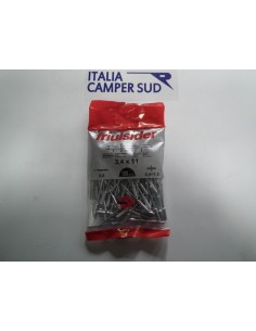 RIVETTI FRIULSIDER IN CONFEZIONE DA 100 PZ MISURA MM 3,4 X11