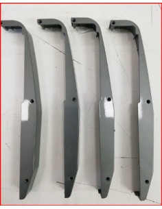 TERMINALE DX PER BANDELLE COLORE GRIGIO SCURO