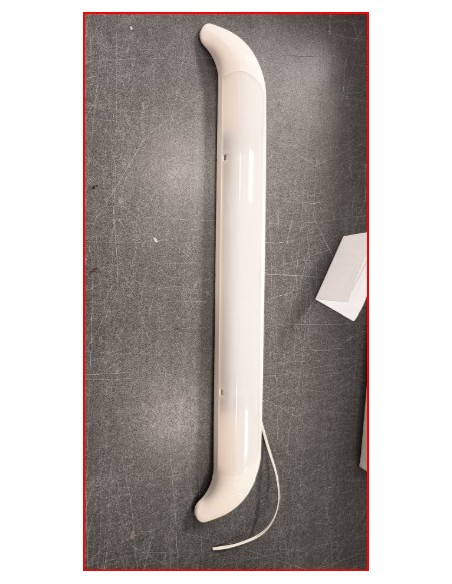 PLAFONIERA ESTERNA SOPRA PORTA BIANCA 8 WATT FLUORESCENTE