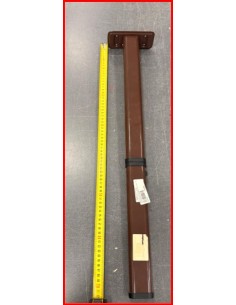 GAMBA TAVOLO PIEGHEVOLE IN ALLUMINIO MARRONE 72 CM 2
