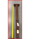 GAMBA TAVOLO PIEGHEVOLE IN ALLUMINIO MARRONE 72 CM