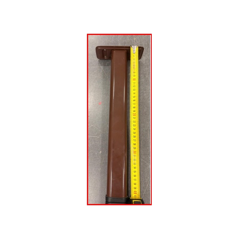 GAMBA TAVOLO PIEGHEVOLE IN ALLUMINIO MARRONE 72 CM