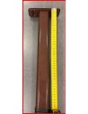 GAMBA TAVOLO PIEGHEVOLE IN ALLUMINIO MARRONE 72 CM