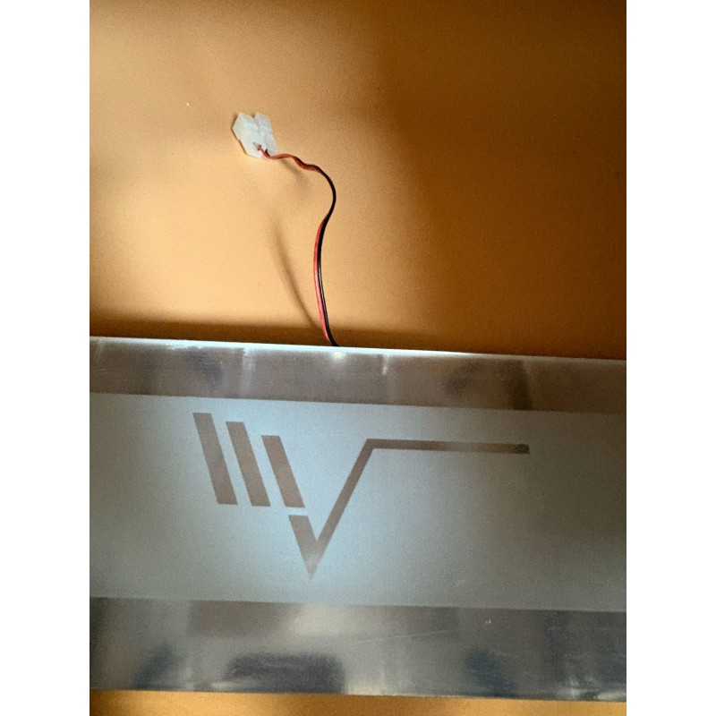 PLAFONIERA SPECCHIO CON LOGO MOBILVETTA
