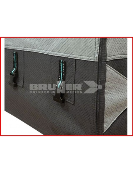 TELO COPRI CAMPER COVER DA 6,50 MTA 7,00 MT BRUNNER MODELLO 12 MESI TOTAL BLACK