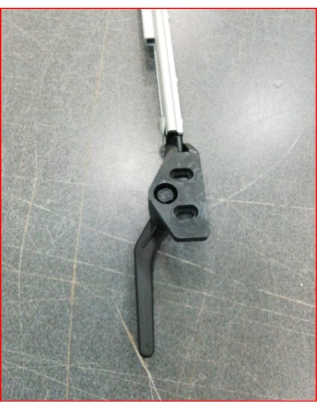 COPPIA DI BRACCETTI A SCATTO  DA 500/650 MM PER FINESTRE POLYPLASTIC DX E SX
