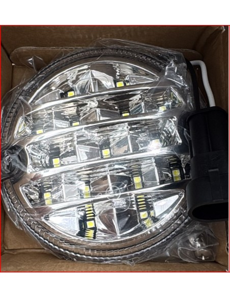 FANALE RETROMARCIA A LEDS 12 VOLTS DIAMETRO 95 MM