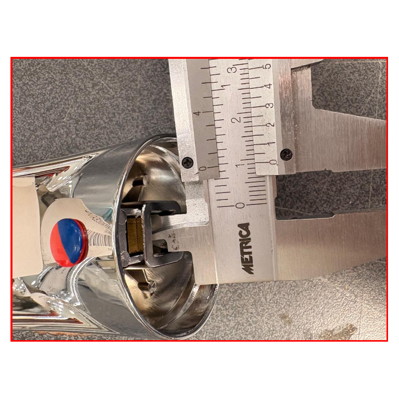 MANIGLIA PER MISCELATORE CROMATA