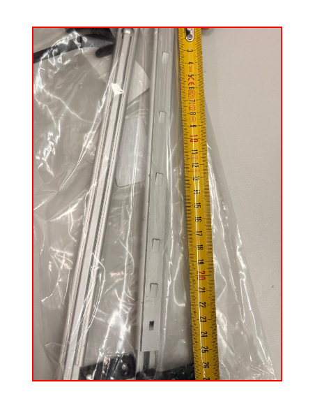 BRACCETTI A SCATTO POLIFIX ATTACCO A SLITTA DX/SX H. MM 500/600