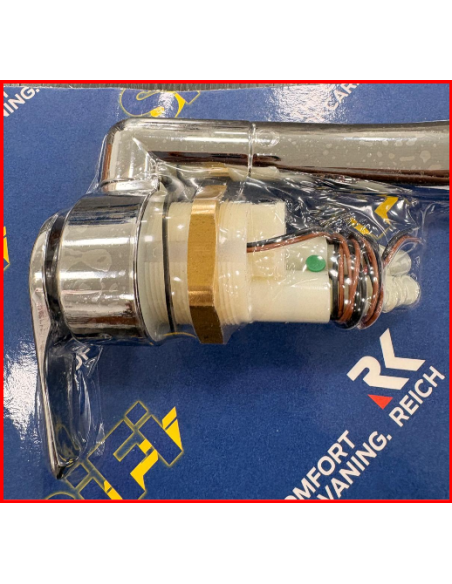 RUBINETTO MISCELATORE TWIST CON MICROINTERRUTTORE DA 39MM