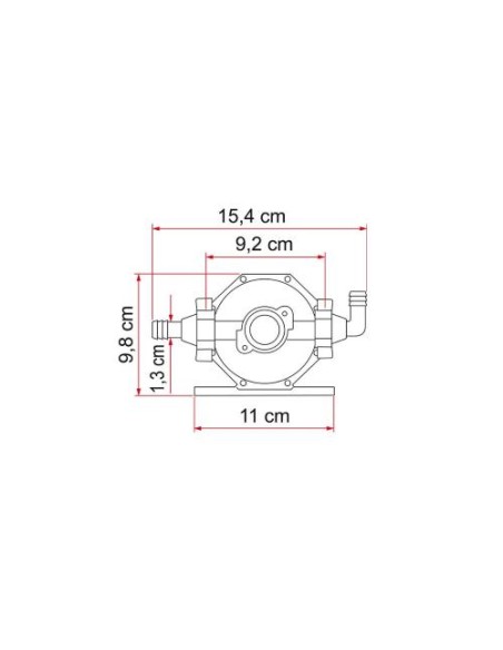 VASO DI ESPANSIONE A 20 FIAMMA UNIVERSALE PER POMPE ACQUA***(NUOVO MODELLO SENZA RACCORDI***)