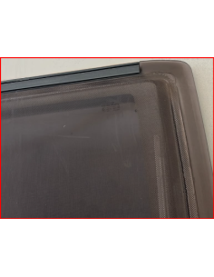 FINESTRA A COMPASSO CON SERIGRAFIA GRIGIA 1450X600 MM... 2