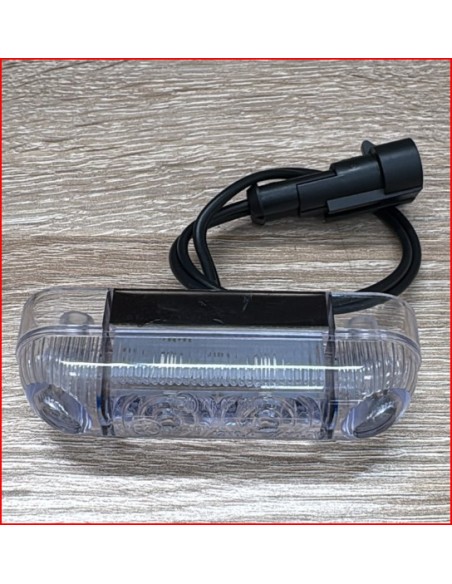 LUCE D'INGOMBRO POSTERIORE A 2 LED  ROSSO