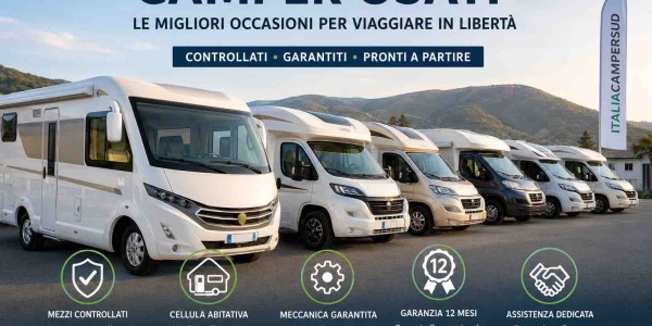 Camper usati: le migliori occasioni disponibili da Italiacampersud