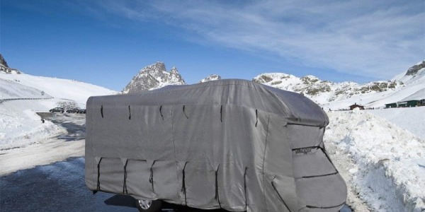 Copertura Impermeabile Per Ruota Di Scorta Starfish Happy Camper - Per Rimorchi, Camper, SUV, Diametro 60-69 Cm (14 Pollici)