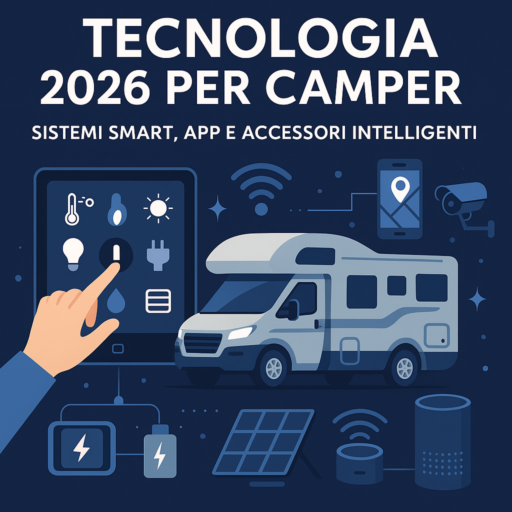 Tecnologia 2026 per camper: sistemi smart, app e accessori intelligenti che rivoluzionano il viaggio