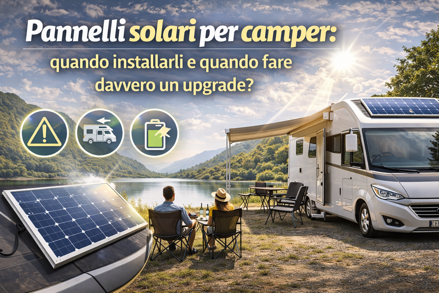 Pannelli solari per camper: quando installarli e quando fare davvero un upgrade