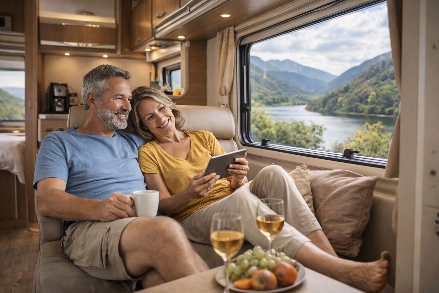 Viaggiare in camper dopo i 50: vantaggi e comfort
