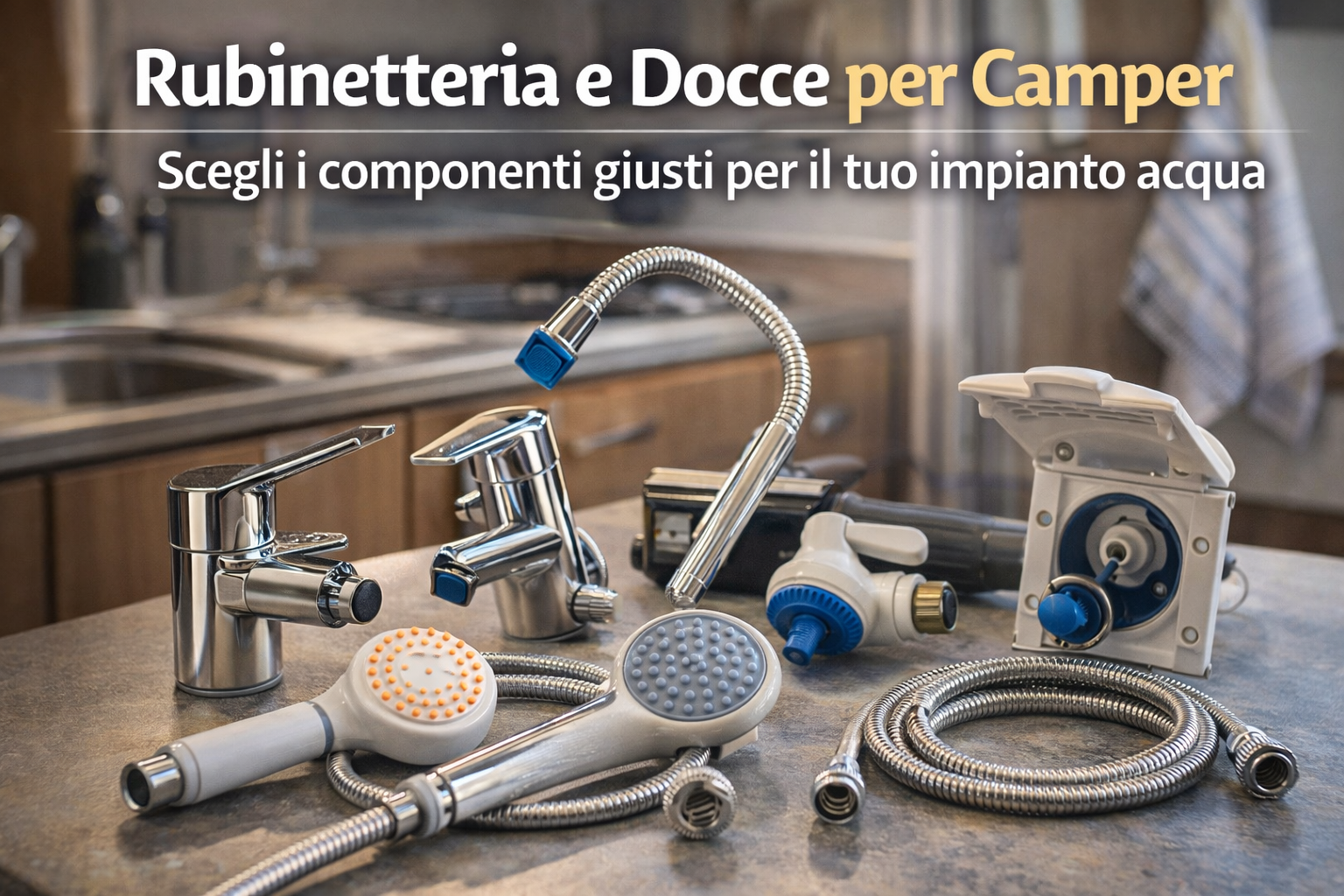 Rubinetteria e docce per camper: come scegliere i componenti giusti per il tuo impianto acqua