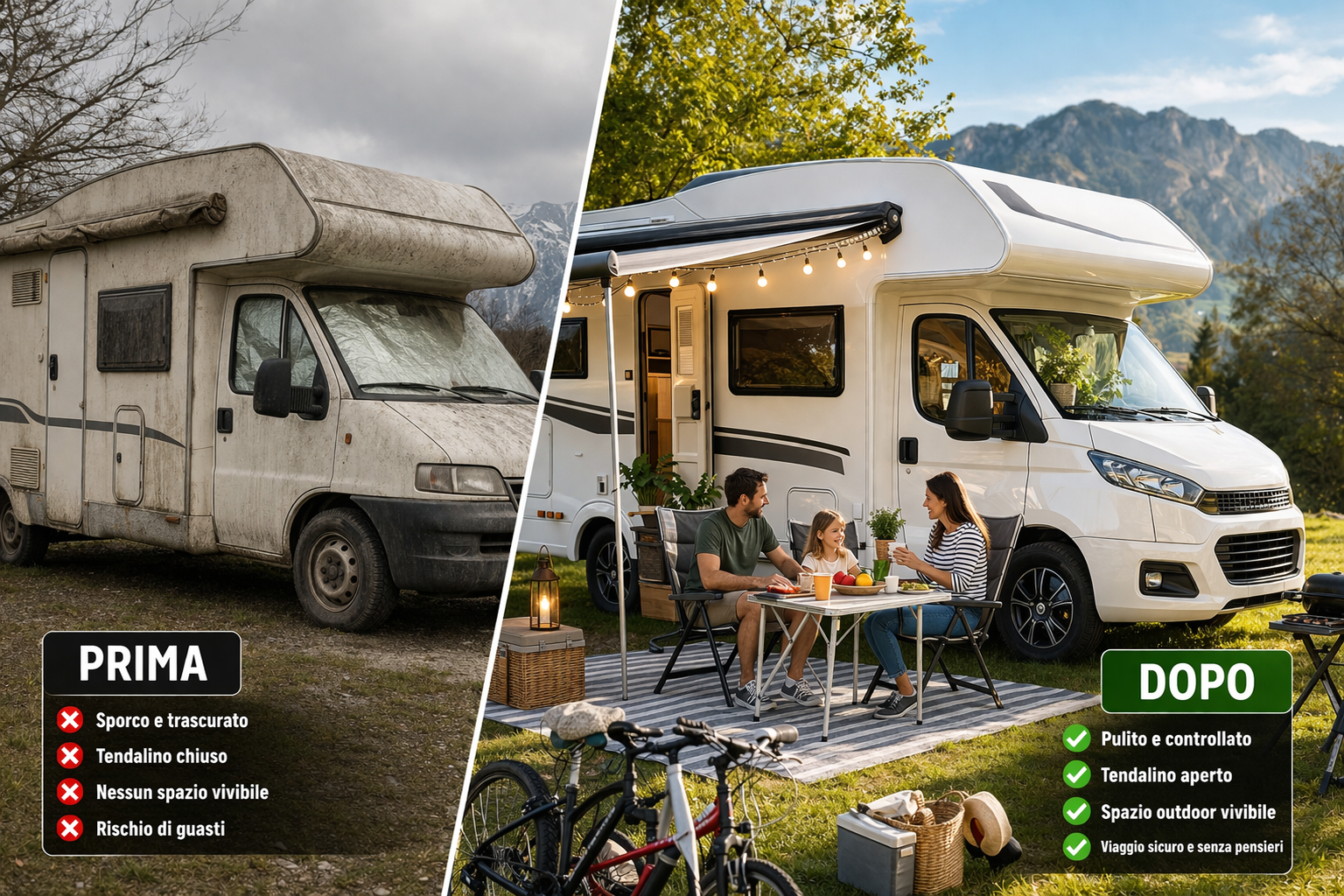 Come preparare il camper alla stagione primaverile: checklist completa per ripartire senza problemi