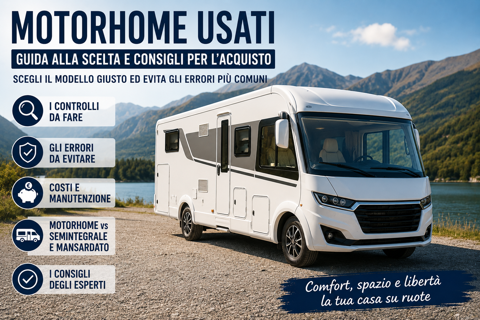 Motorhome usati: come scegliere il modello giusto evitando gli errori più comuni