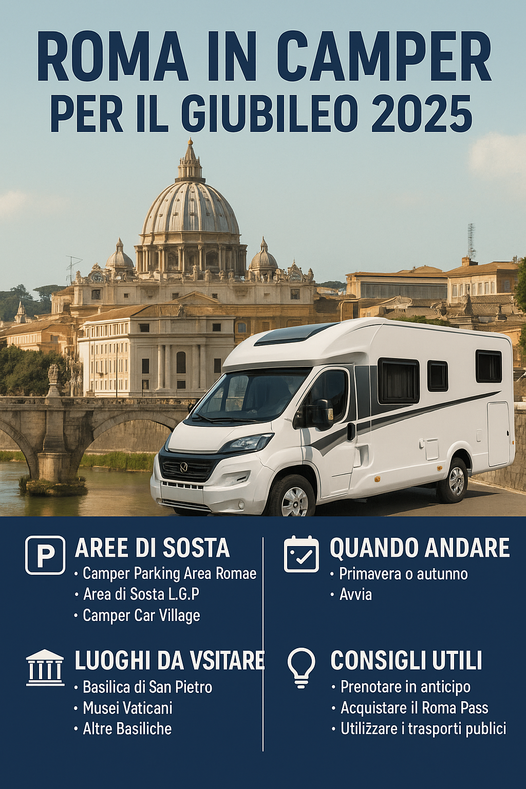 Roma in Camper per il Giubileo 2025