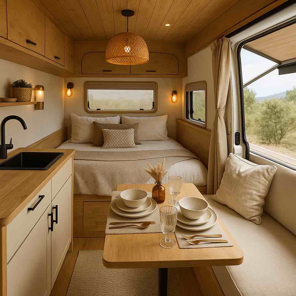 La moda del glampervan: accessori chic per viaggi Instagram-worthy